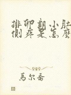 排卵期小肚子一侧疼是怎么回事