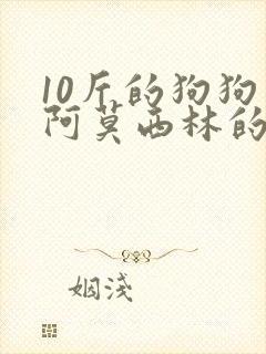 10斤的狗狗吃阿莫西林的用量