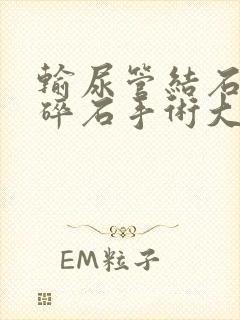 输尿管结石体外碎石手术大概多少钱