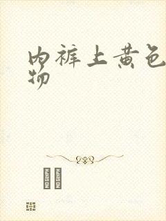 内裤上黄色分泌物