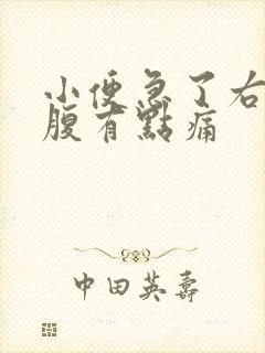 小便急了右边下腹有点痛