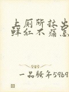 上厕所拉出血,鲜红不痛怎么办