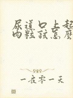 尿道口上起了肉肉粒该怎么办