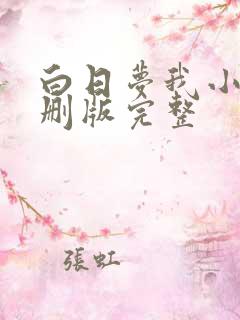 白日梦我小说未删版完整