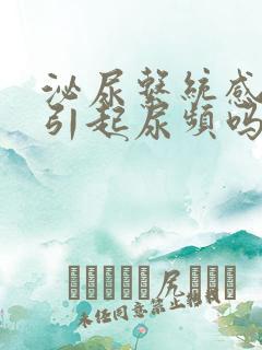 泌尿系统感染会引起尿频吗