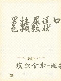 男性尿道口有白色颗粒状