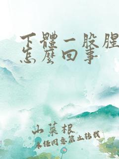 下体一股腥臭味怎么回事