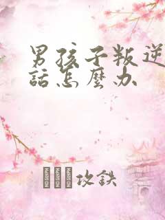 男孩子叛逆不听话怎么办