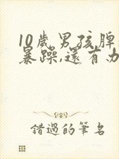 10岁男孩脾气暴躁,还有办法改变吗