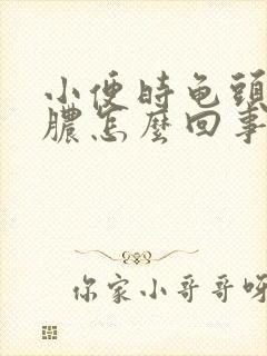 小便时龟头痛流脓怎么回事