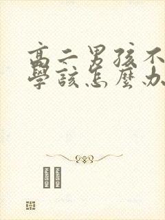 高二男孩不想上学该怎么办