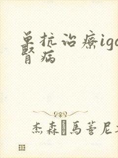 单抗治疗iga肾病