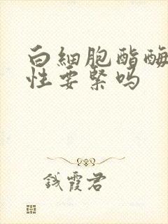 白细胞酯酶弱阳性要紧吗