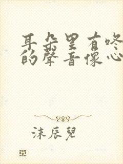 耳朵里有咚咚咚的声音像心跳