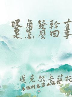 眼角发干有眼屎是怎么回事呢