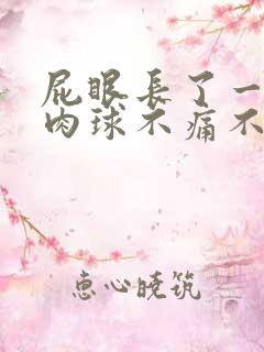 屁眼长了一个小肉球不痛不痒