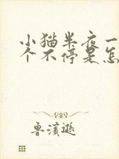 小猫半夜一直叫个不停是怎么回事