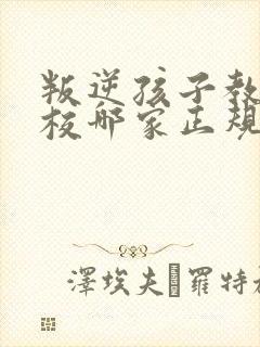 叛逆孩子教育学校哪家正规