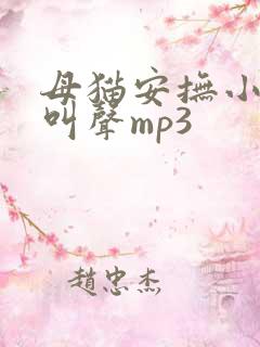 母猫安抚小猫的叫声mp3