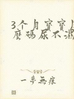 3个月宝宝用什么码尿不湿