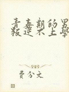 青春期的男孩子叛逆不上学