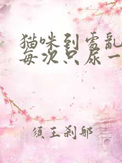 猫咪到处乱尿,每次只尿一点怎么回事