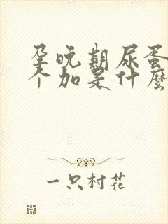 孕晚期尿蛋白1个加是什么意思