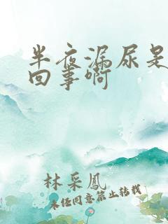 半夜漏尿是怎么回事啊