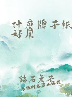 什么牌子纸尿裤好用