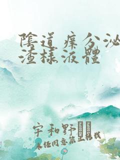 阴道痒分泌豆腐渣样液体