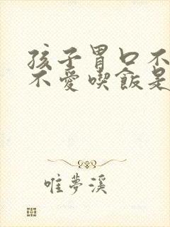 孩子胃口不好,不爱吃饭是什么原因