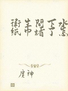 卫生间下水道被纸巾堵了怎么办