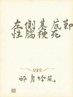 左侧基底节腔隙性脑梗死