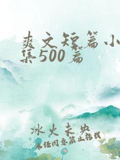 爽文短篇小说合集500篇