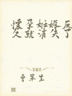 怀孕妊娠反应多久就消失了