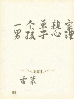 一个单亲家庭的男孩子心理