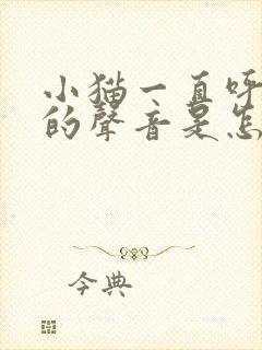 小猫一直呼呼呼的声音是怎么回事