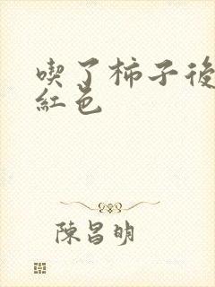 吃了柿子后尿呈红色