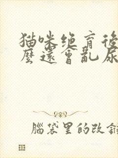 猫咪绝育后为什么还会乱尿