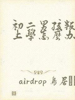 初二男孩叛逆不上学怎么办