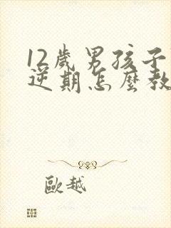 12岁男孩子叛逆期怎么教育