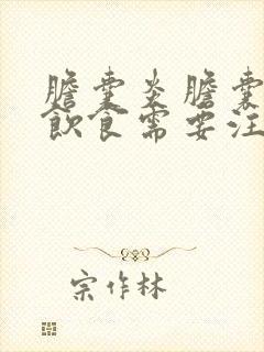 胆囊炎胆囊结石饮食需要注意什么