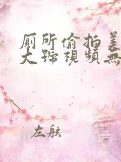 厕所偷拍美女上大号视频无遮挡