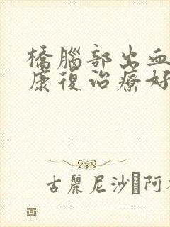 桥脑部出血如何康复治疗好