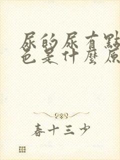 尿的尿有点偏红色是什么原因