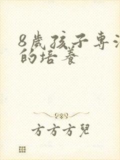 8岁孩子专注力的培养