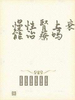 慢性肾上衰竭还能治疗吗