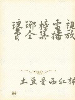 琅琊榜电视剧免费全集播放