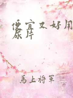 便宜又好用的纸尿片