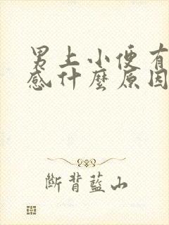 男上小便有刺痛感什么原因